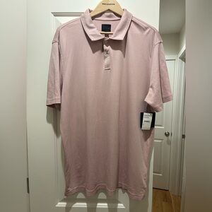 New w tags Nordstrom 14th & Union Polo Shirt Mens 2xl pink Cotton